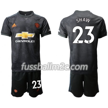 Fußballtrikots Manchester United Shaw 23 Kinder Ausweich Trikotsatz 2019-2020